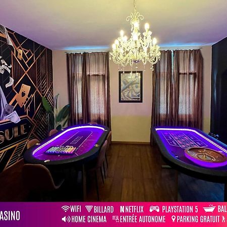 Capsule Casino - Jacuzzi - Billard - Netflix - Console & Jeux Mons Exterior foto